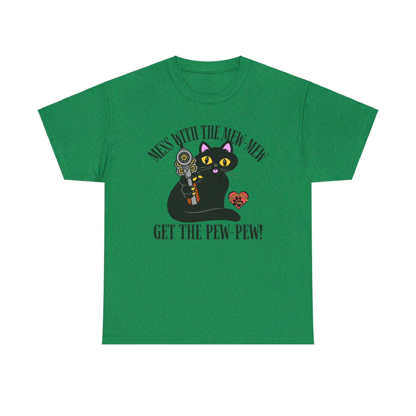 Mess with the Mew-Mew! (FFF) Unisex Heavy Cotton Tee