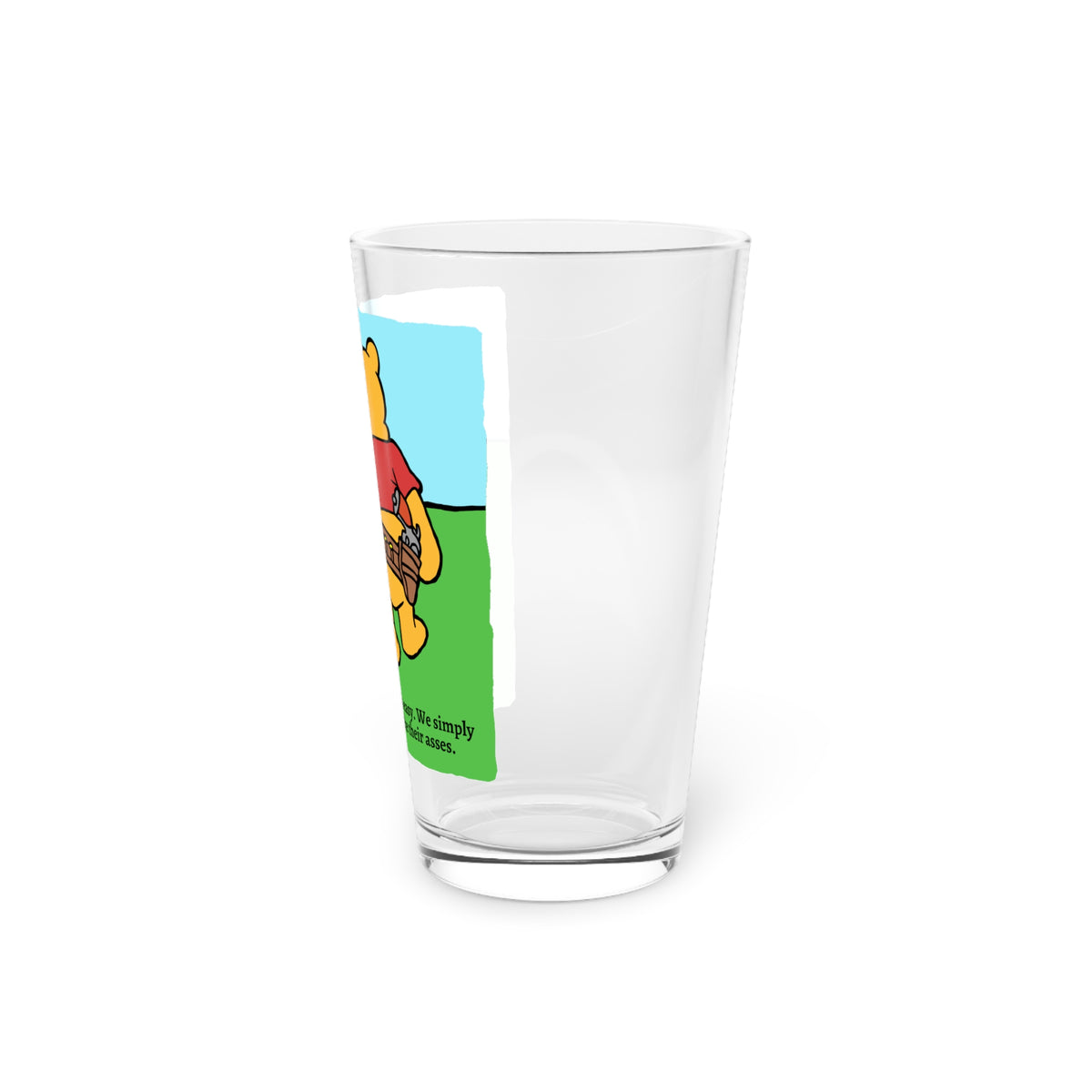 Pew & Piglet! Pint Glass, 16oz