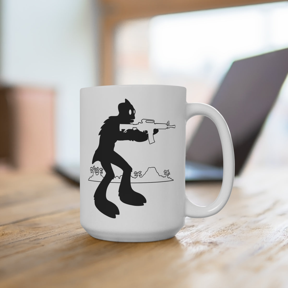 Sleestak and AR15! Mug 15oz