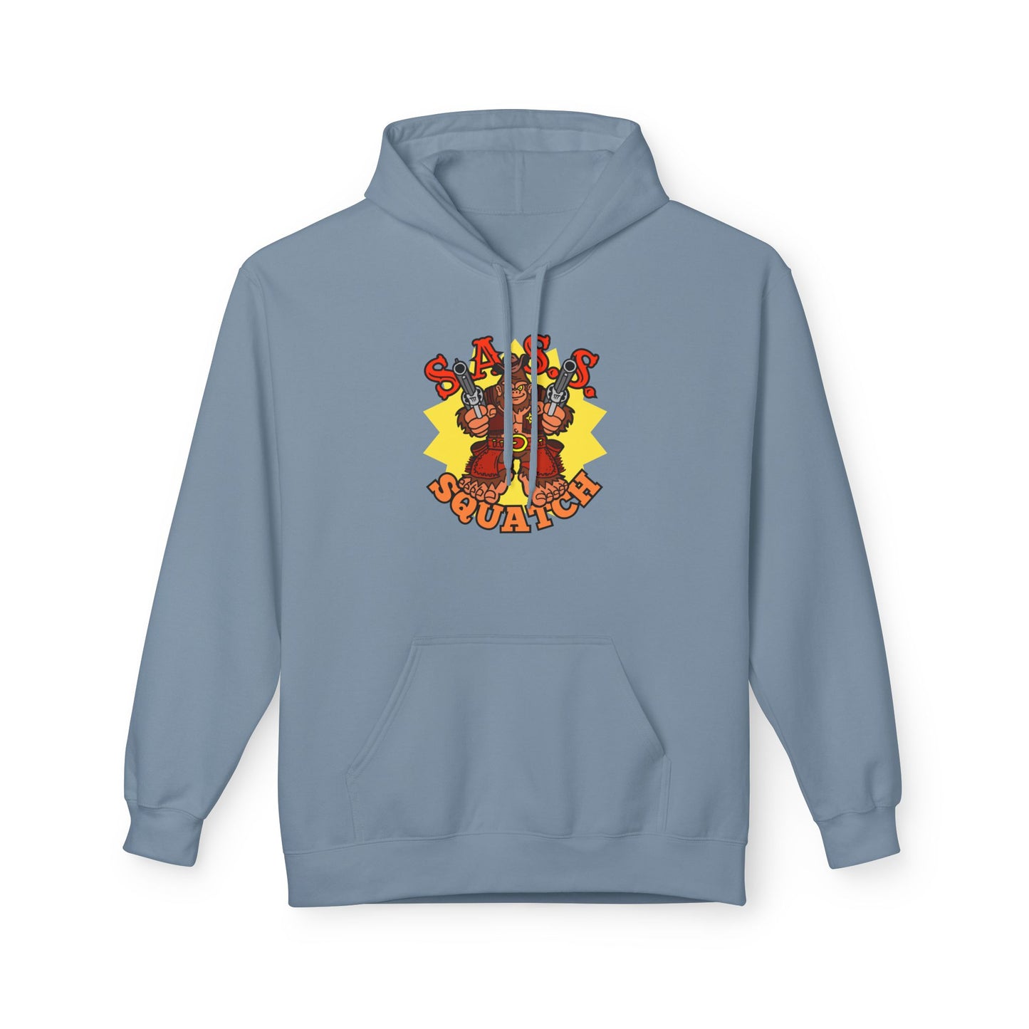 SASS-Squatch! Unisex Midweight Softstyle Fleece Hoodie