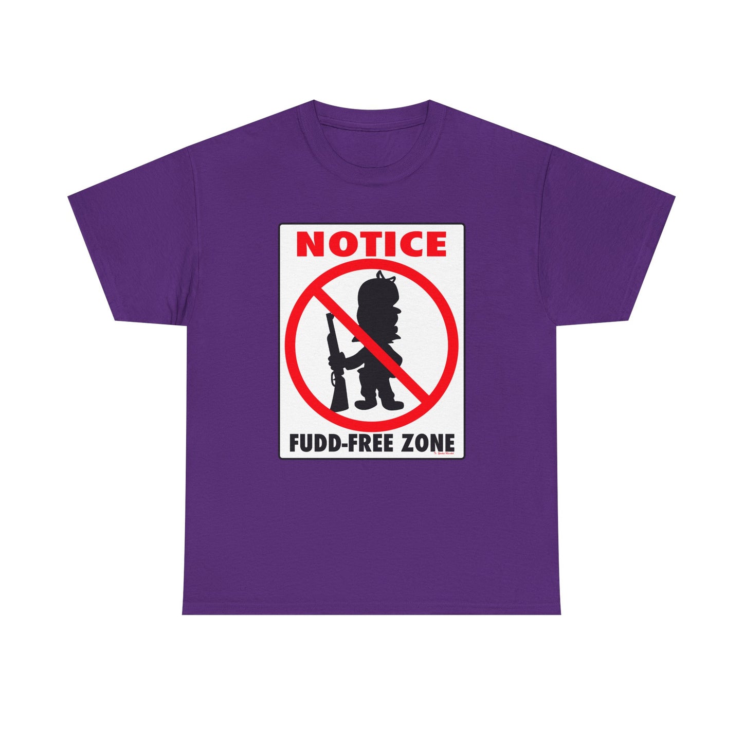 No Fudd Zone! Unisex Heavy Cotton Tee