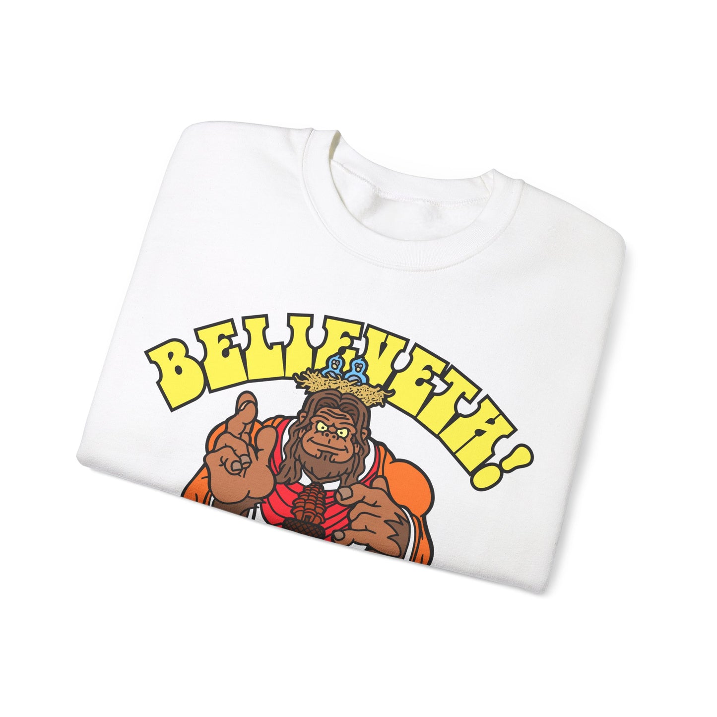 Believeth! Unisex Heavy Blend™ Crewneck Sweatshirt