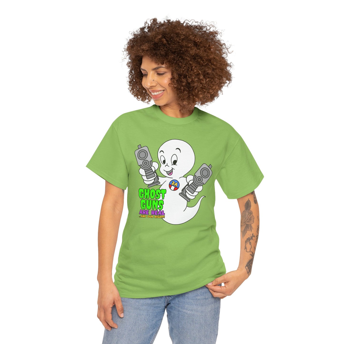 Ghost Guns R Real! Unisex Heavy Cotton Tee