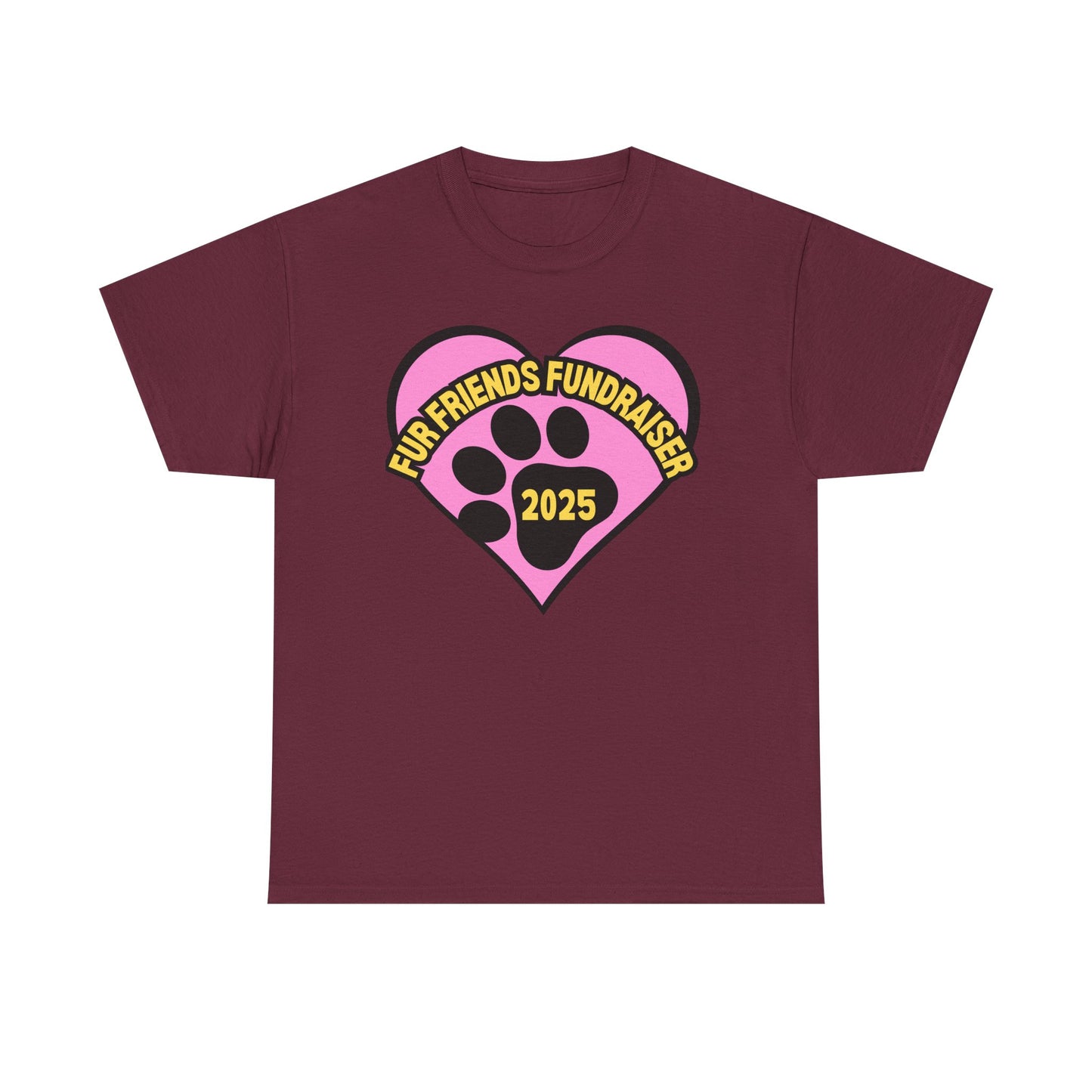 (FFF) Fur Friends Fundraiser '25 Unisex Heavy Cotton Tee