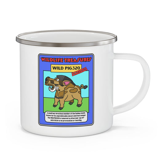 Wild Pig320 Enamel Camping Mug