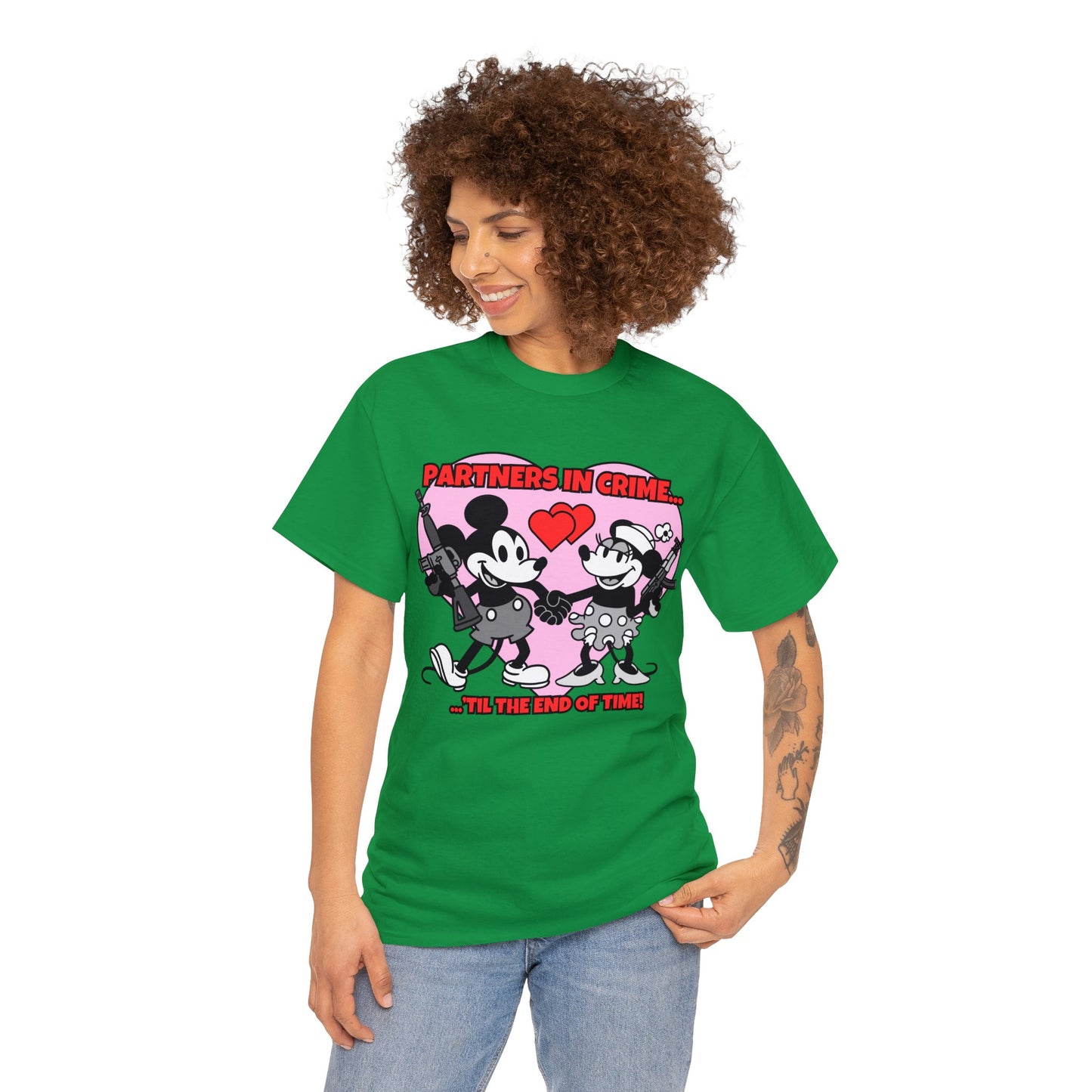 Partners in Crime! Unisex Heavy Cotton Tee