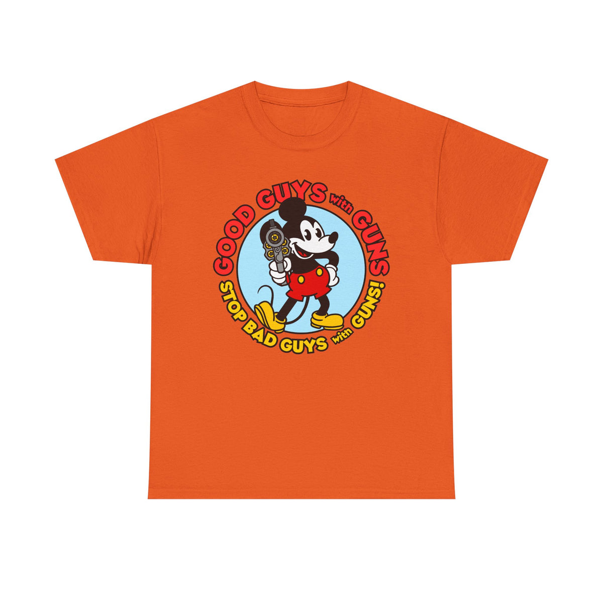 Good Guys with Guns! (V2) Unisex Heavy Cotton Tee