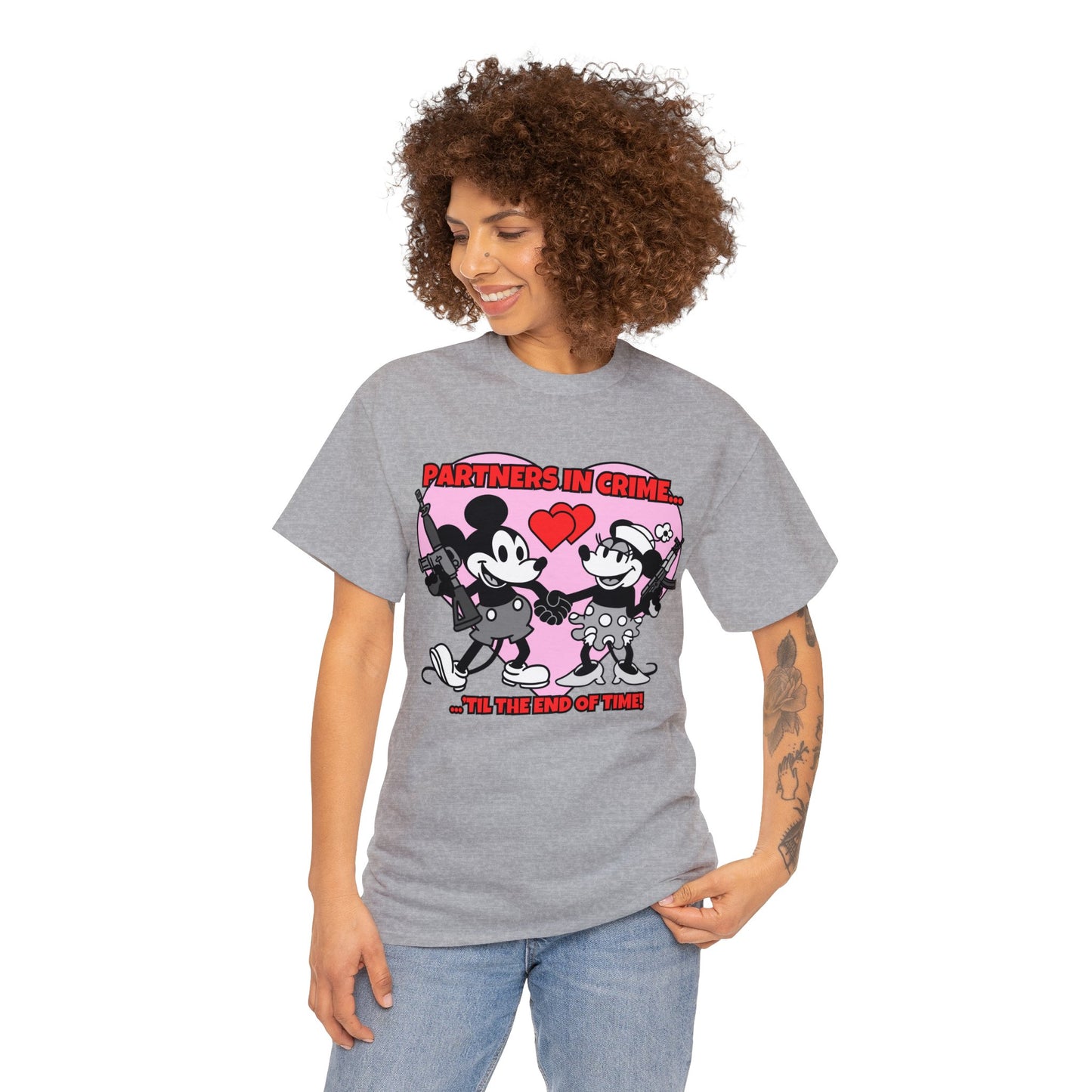 Partners in Crime! Unisex Heavy Cotton Tee