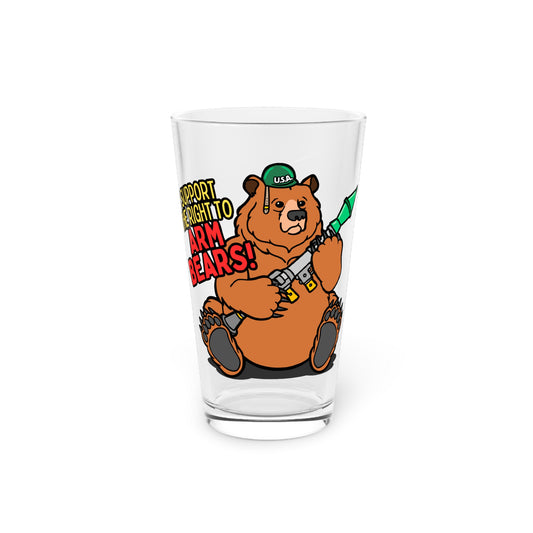 Right to Arm Bears! Pint Glass, 16oz