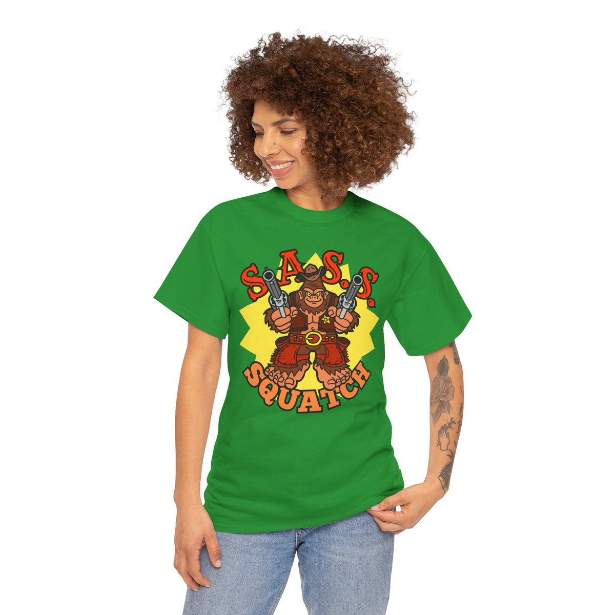 SASS-Squatch Unisex Heavy Cotton Tee