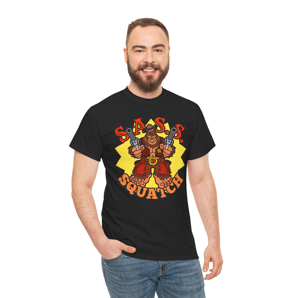 SASS-Squatch Unisex Heavy Cotton Tee