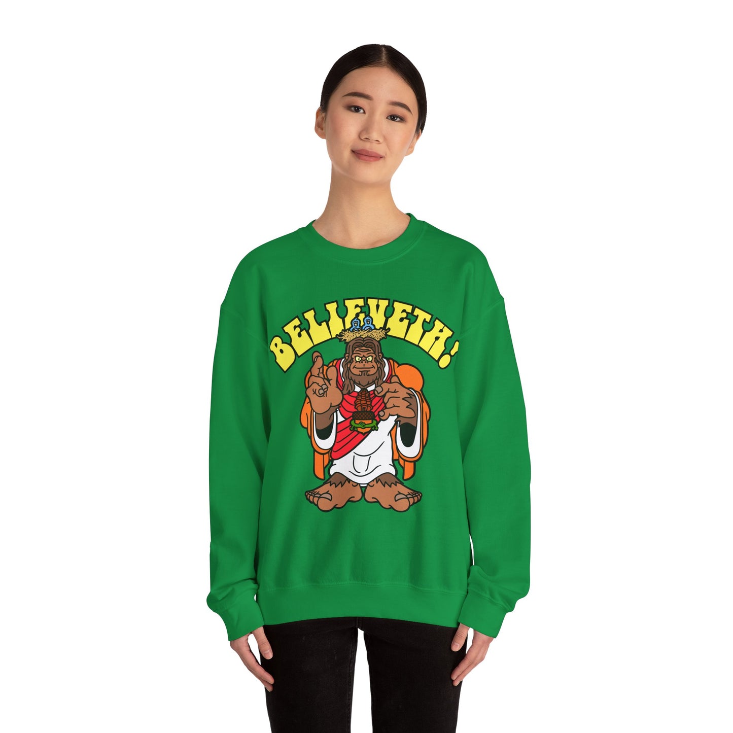 Believeth! Unisex Heavy Blend™ Crewneck Sweatshirt