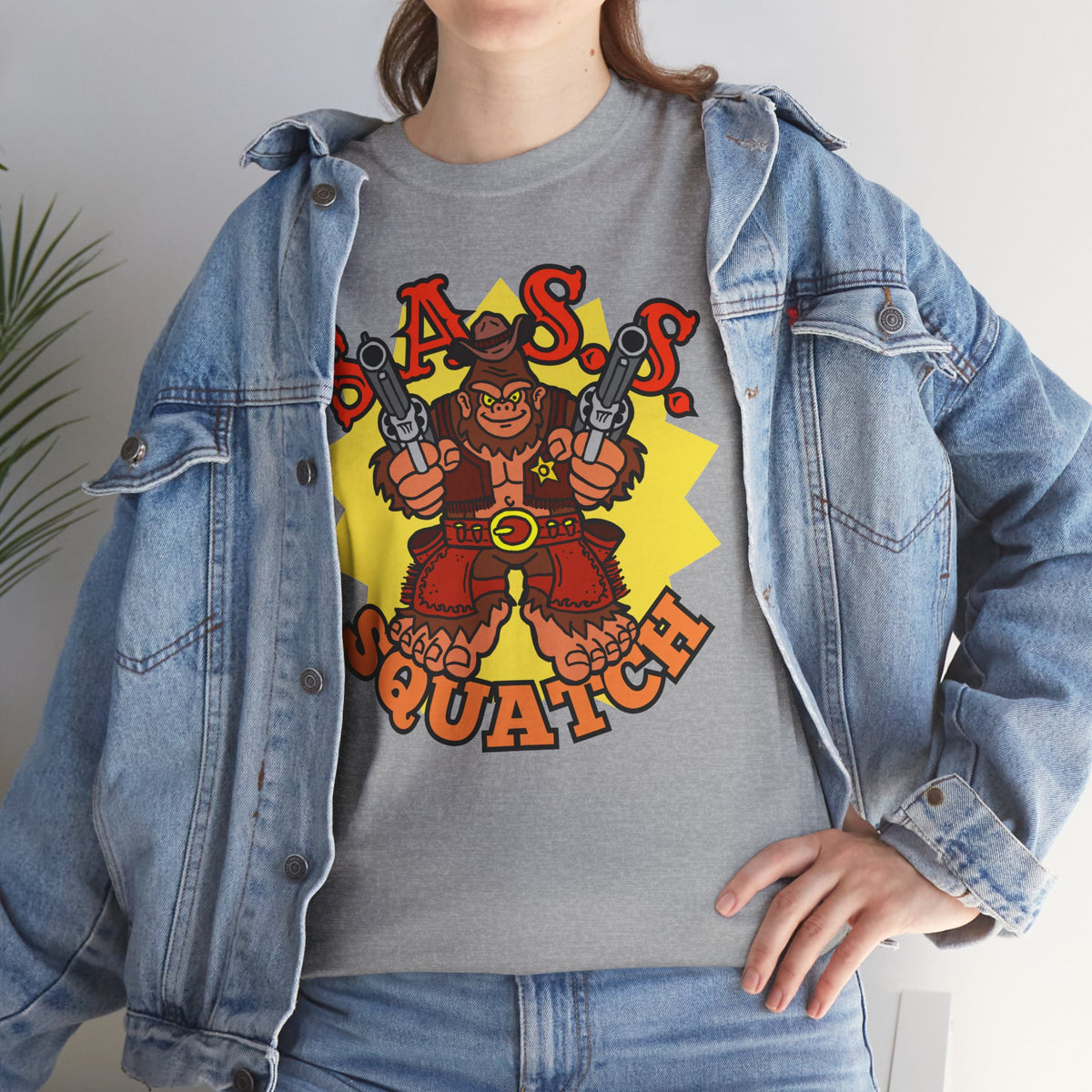 SASS-Squatch Unisex Heavy Cotton Tee
