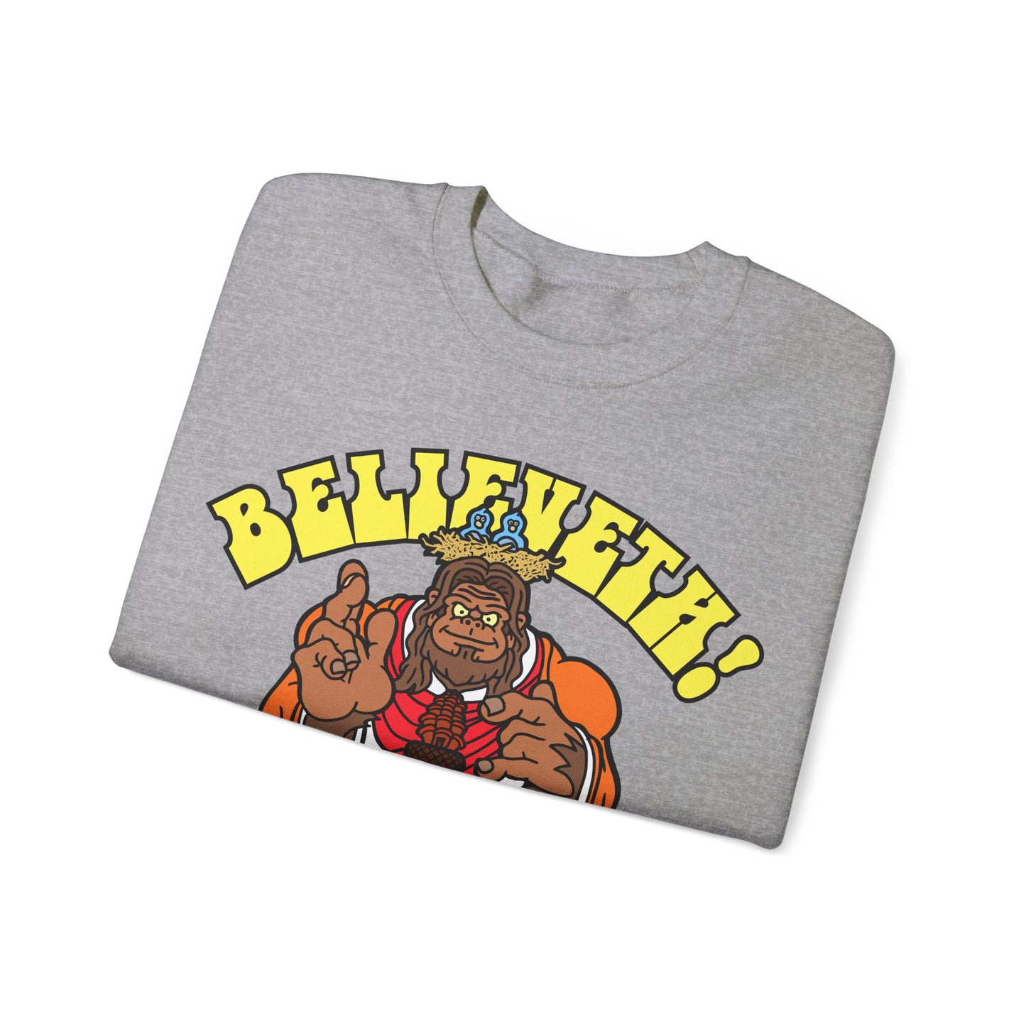 Believeth! Unisex Heavy Blend™ Crewneck Sweatshirt