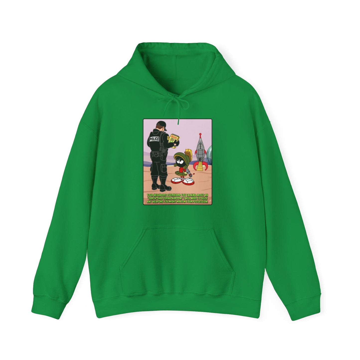 red Flagged & Green! Unisex Heavy Blend™ Hooded Sweatshirt