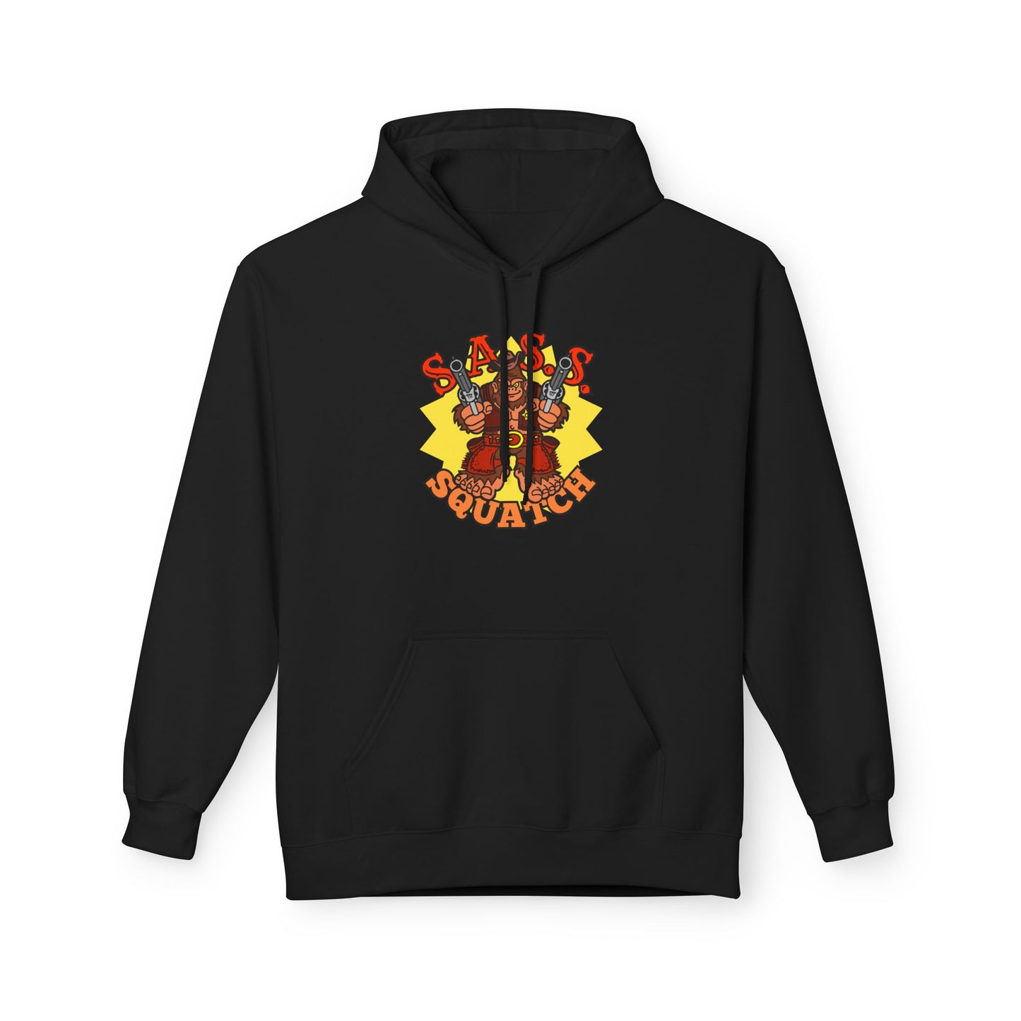SASS-Squatch! Unisex Midweight Softstyle Fleece Hoodie