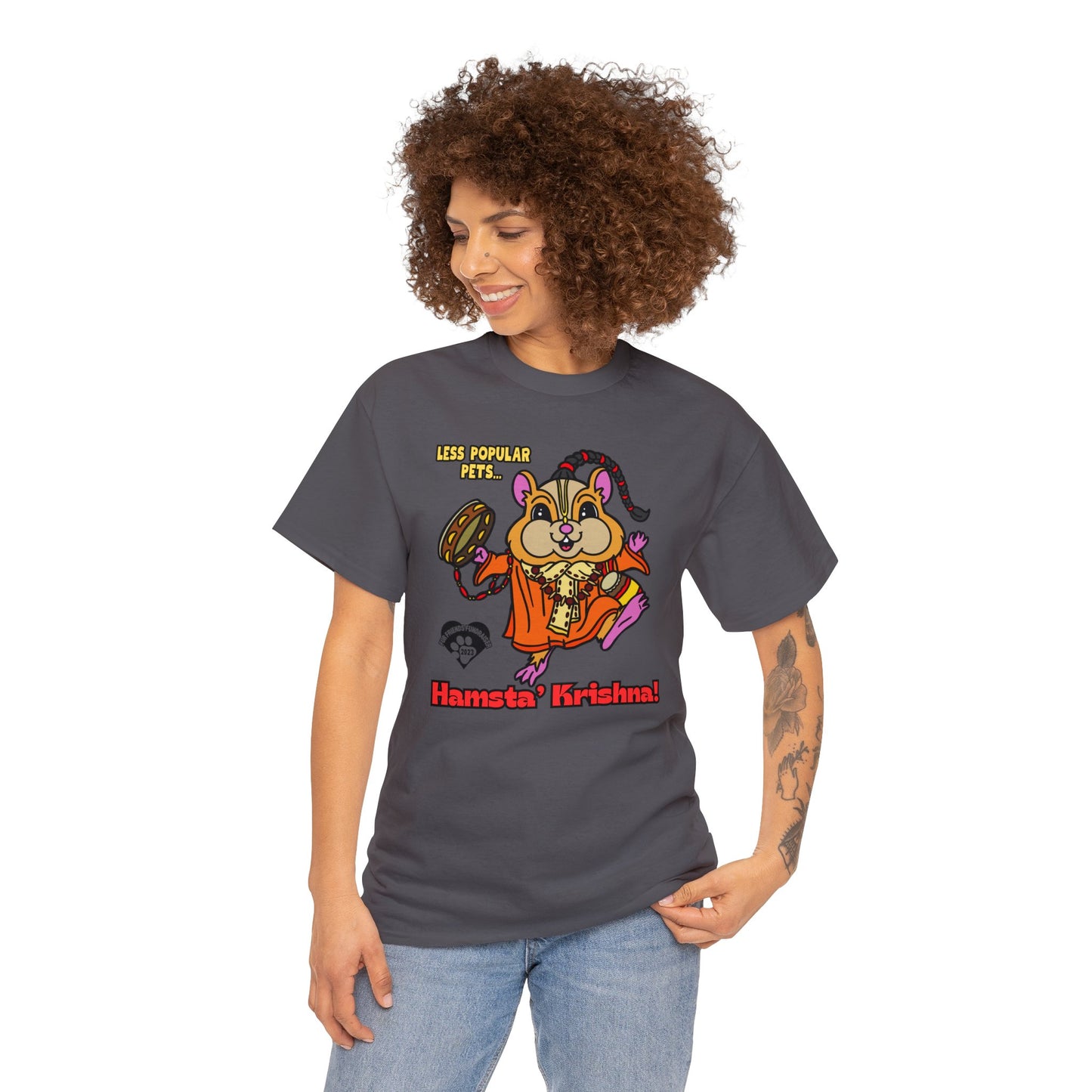 Hamsta' Krishna! Unisex Heavy Cotton Tee