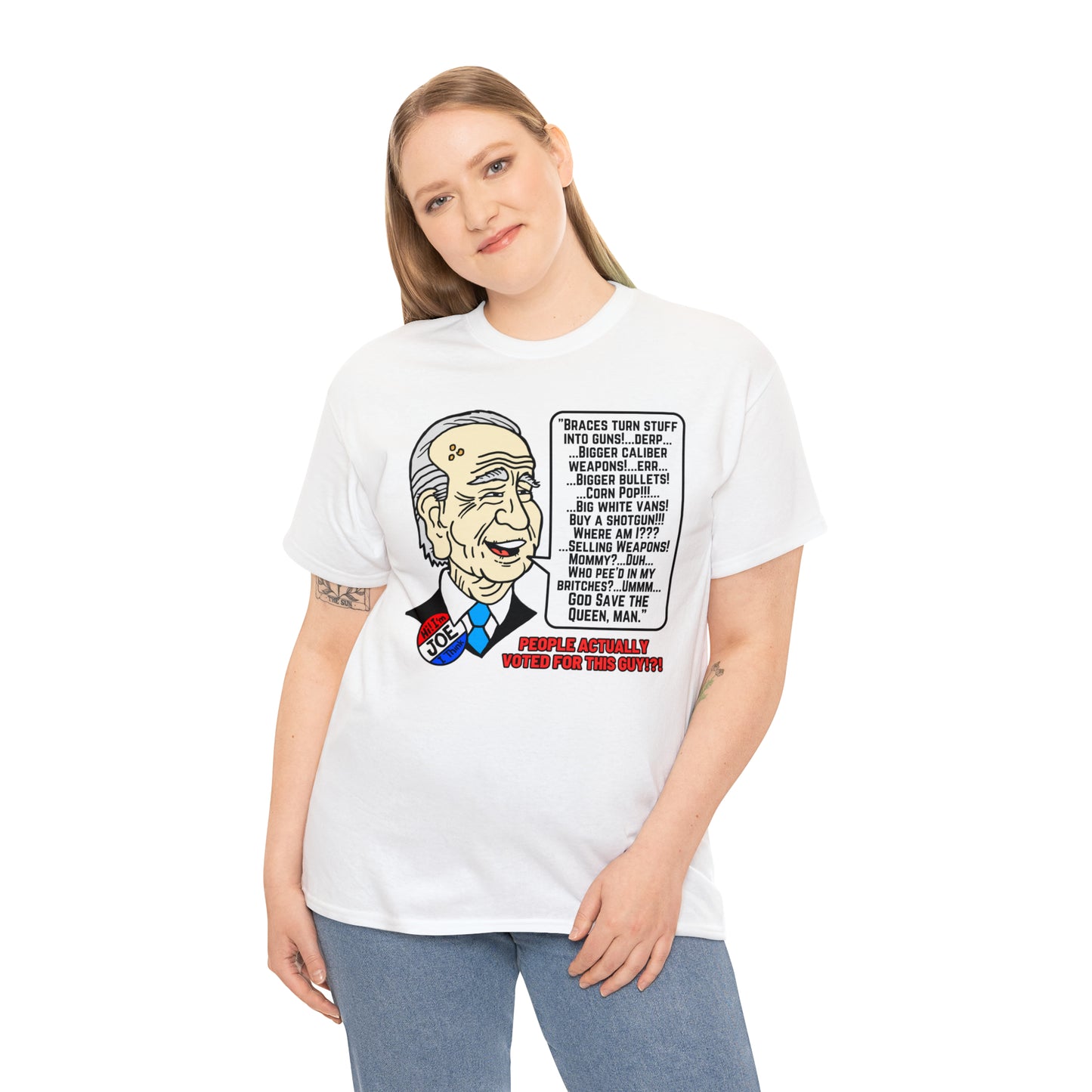 Biden Talk Unisex Heavy Cotton Tee