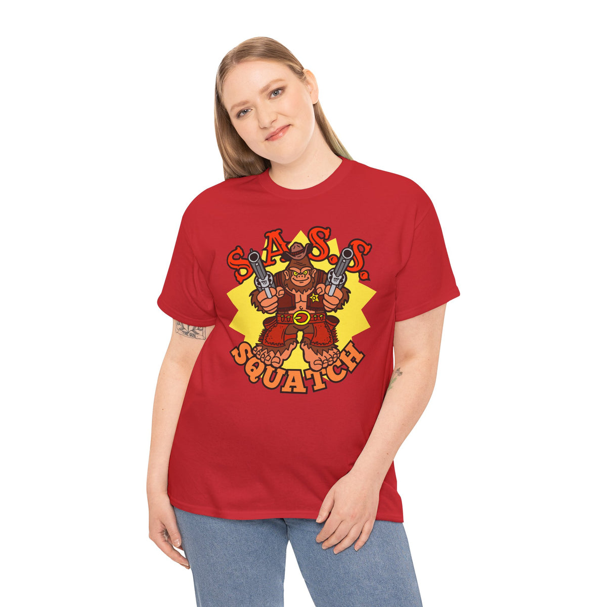 SASS-Squatch Unisex Heavy Cotton Tee