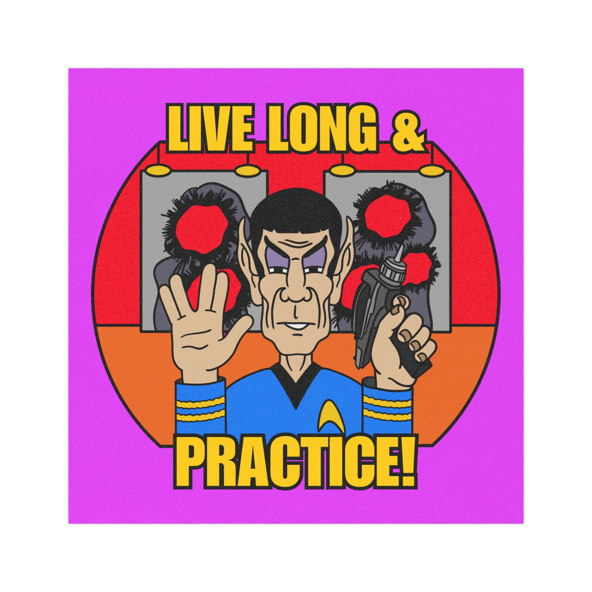 Live Long & Practice! Car Magnets