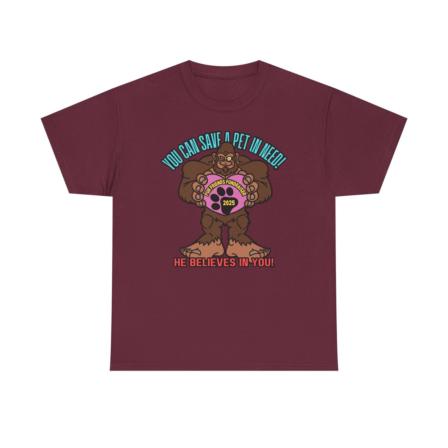 (FFF) He Believes in You! Unisex Heavy Cotton Tee