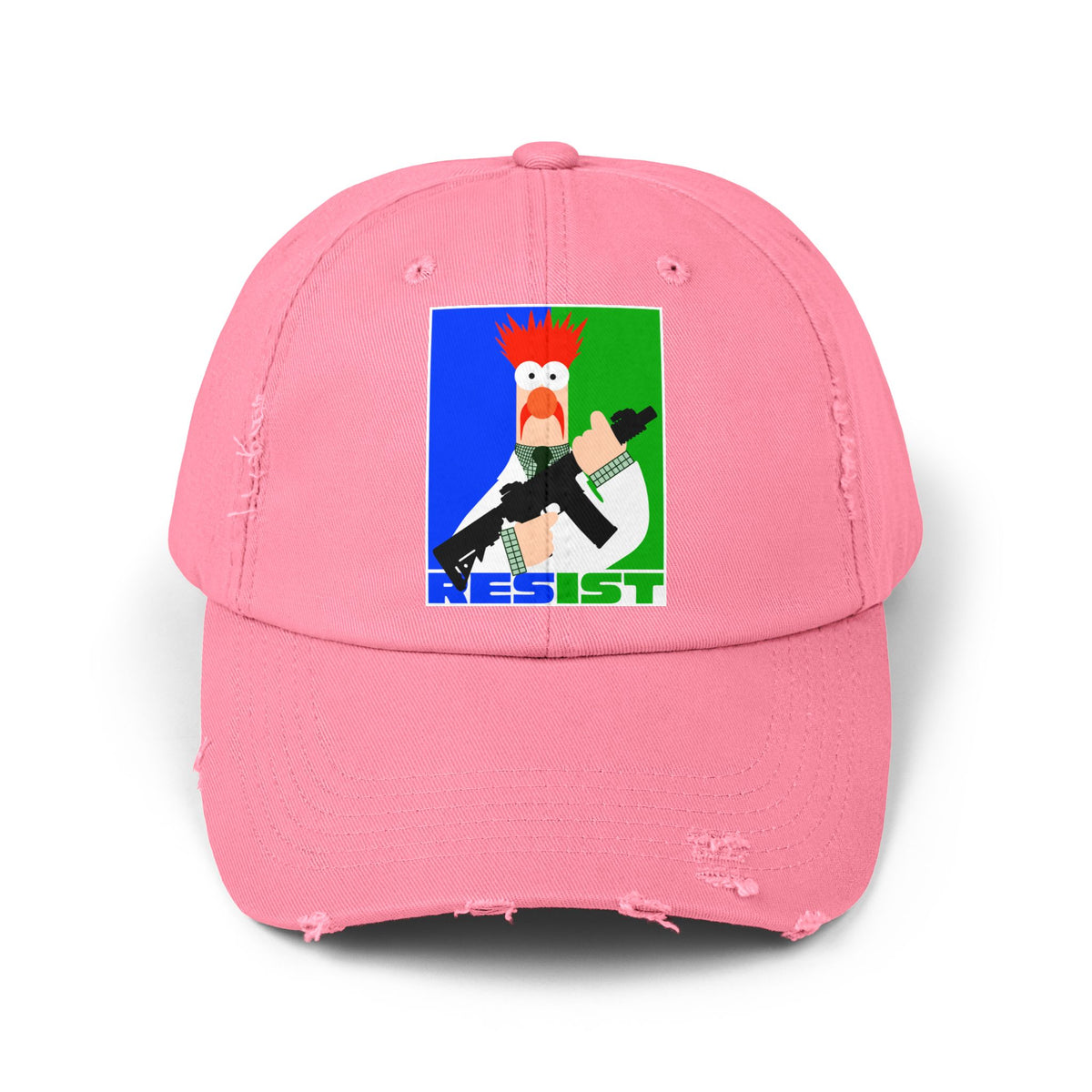 Resist! Unisex Distressed Cap