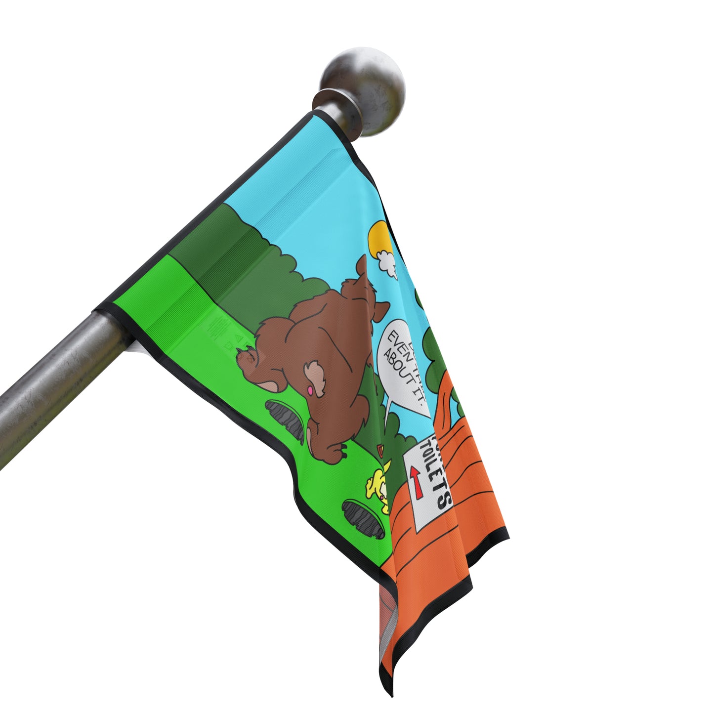 Bear & Rabbit Business! Flag