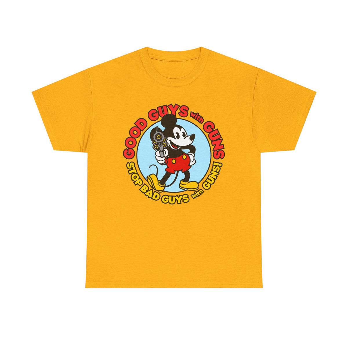 Good Guys with Guns! (V2) Unisex Heavy Cotton Tee