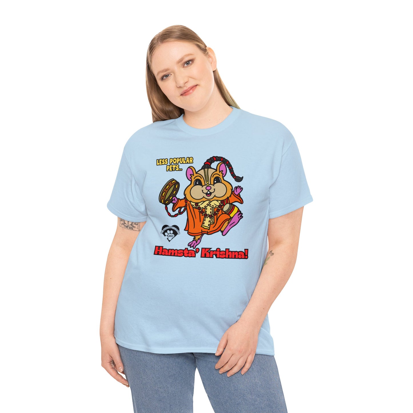 Hamsta' Krishna! Unisex Heavy Cotton Tee