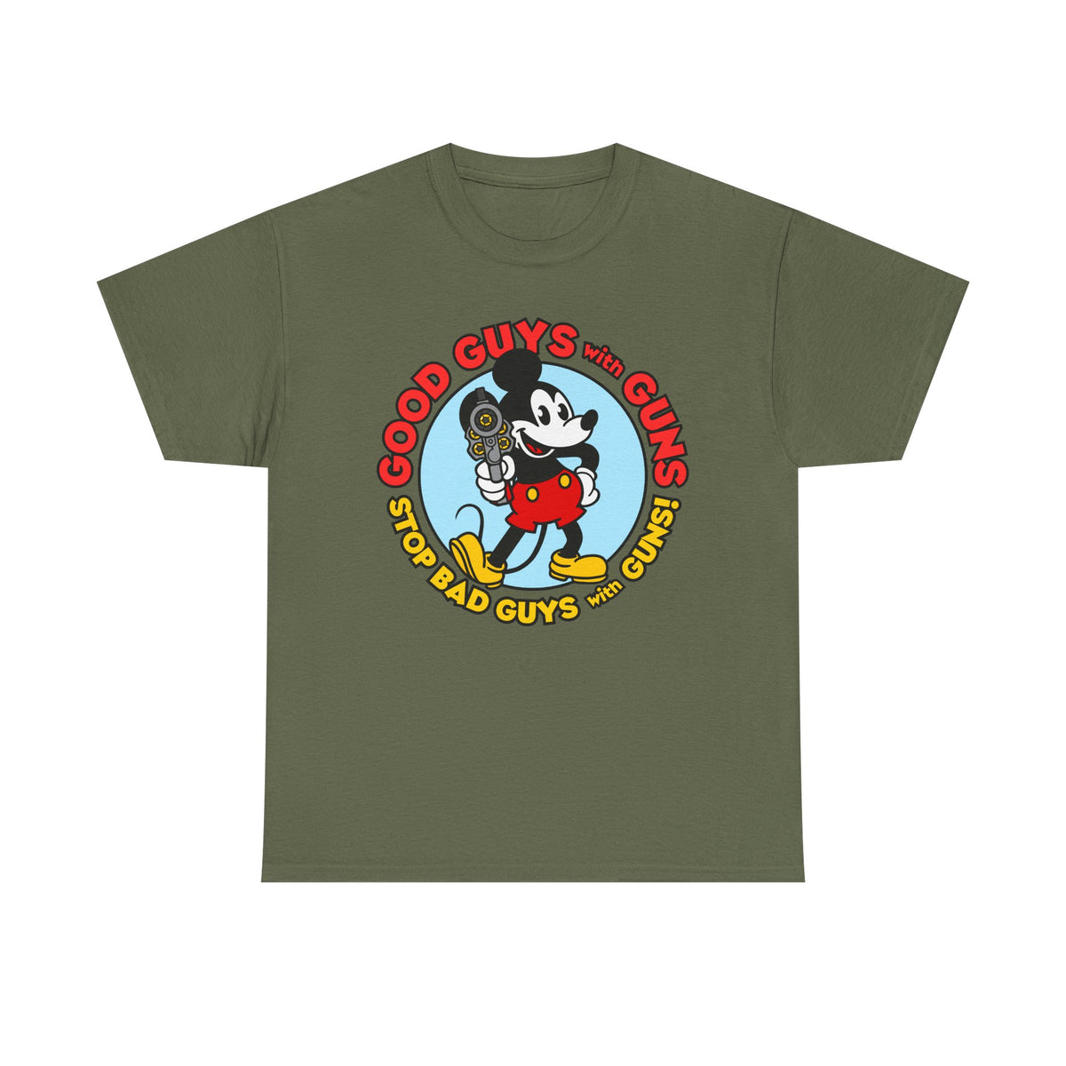 Good Guys with Guns! (V2) Unisex Heavy Cotton Tee