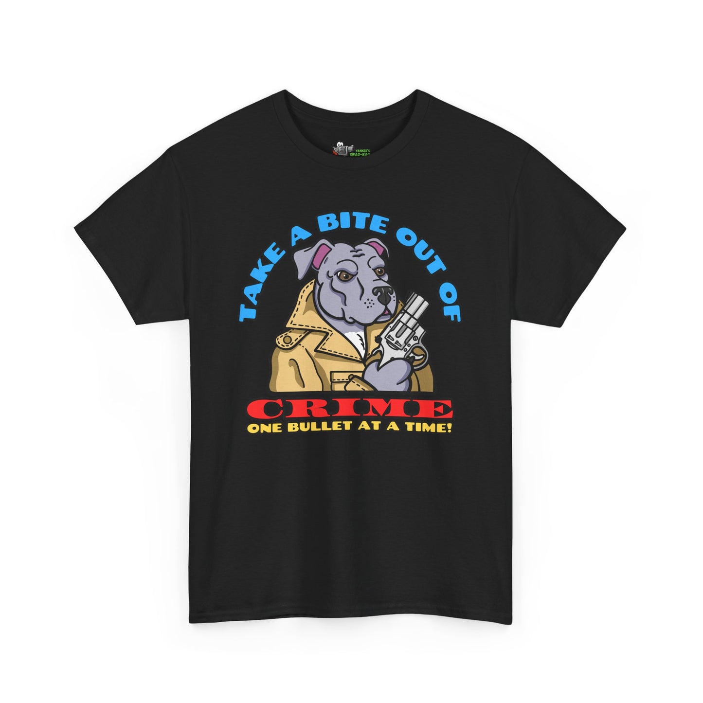 Bite Out of Crime! Unisex Heavy Cotton Tee