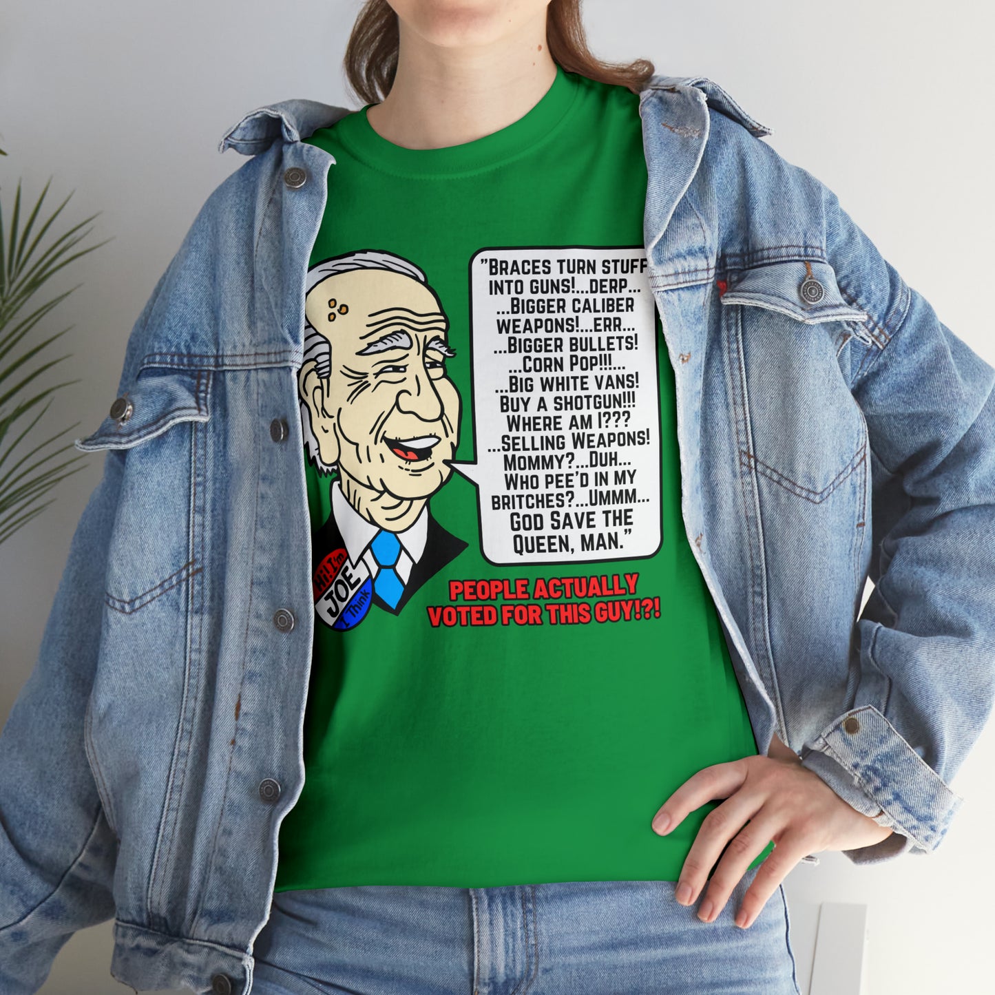 Biden Talk Unisex Heavy Cotton Tee