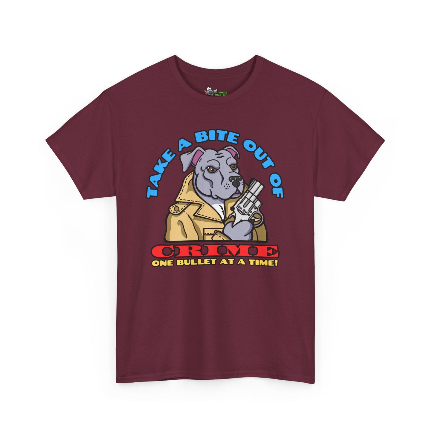 Bite Out of Crime! Unisex Heavy Cotton Tee