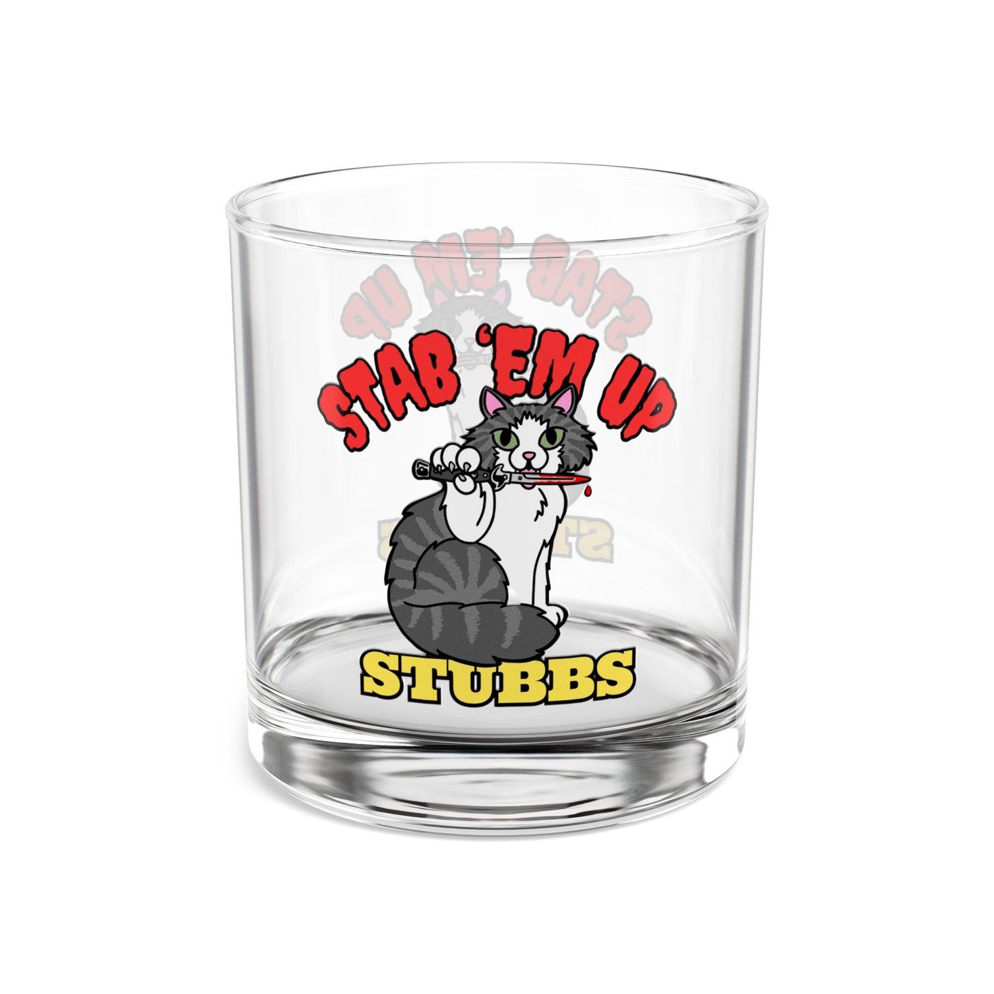 Stab 'Em Up Stubbs! Rocks Glass, 10oz