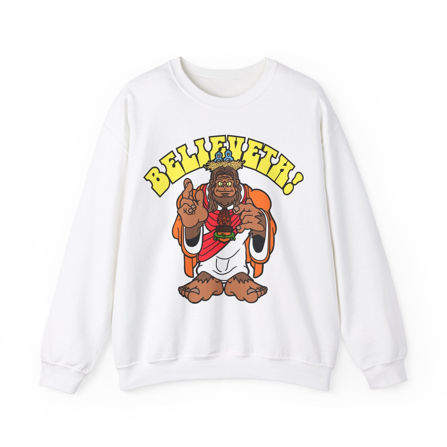 Believeth! Unisex Heavy Blend™ Crewneck Sweatshirt