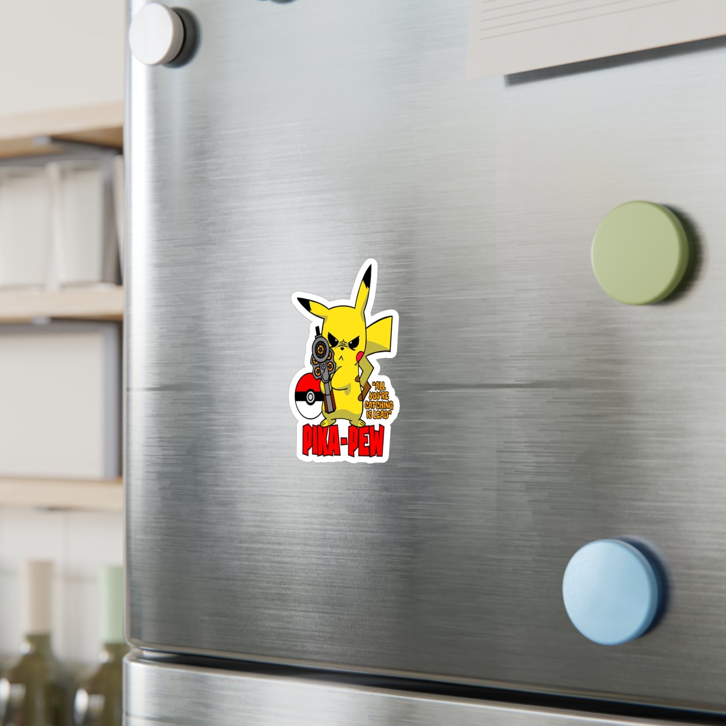 PIKA-PEW Kiss-Cut Vinyl Decals