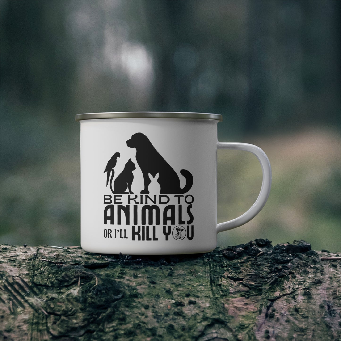 Be Kind! Enamel Camping Mug