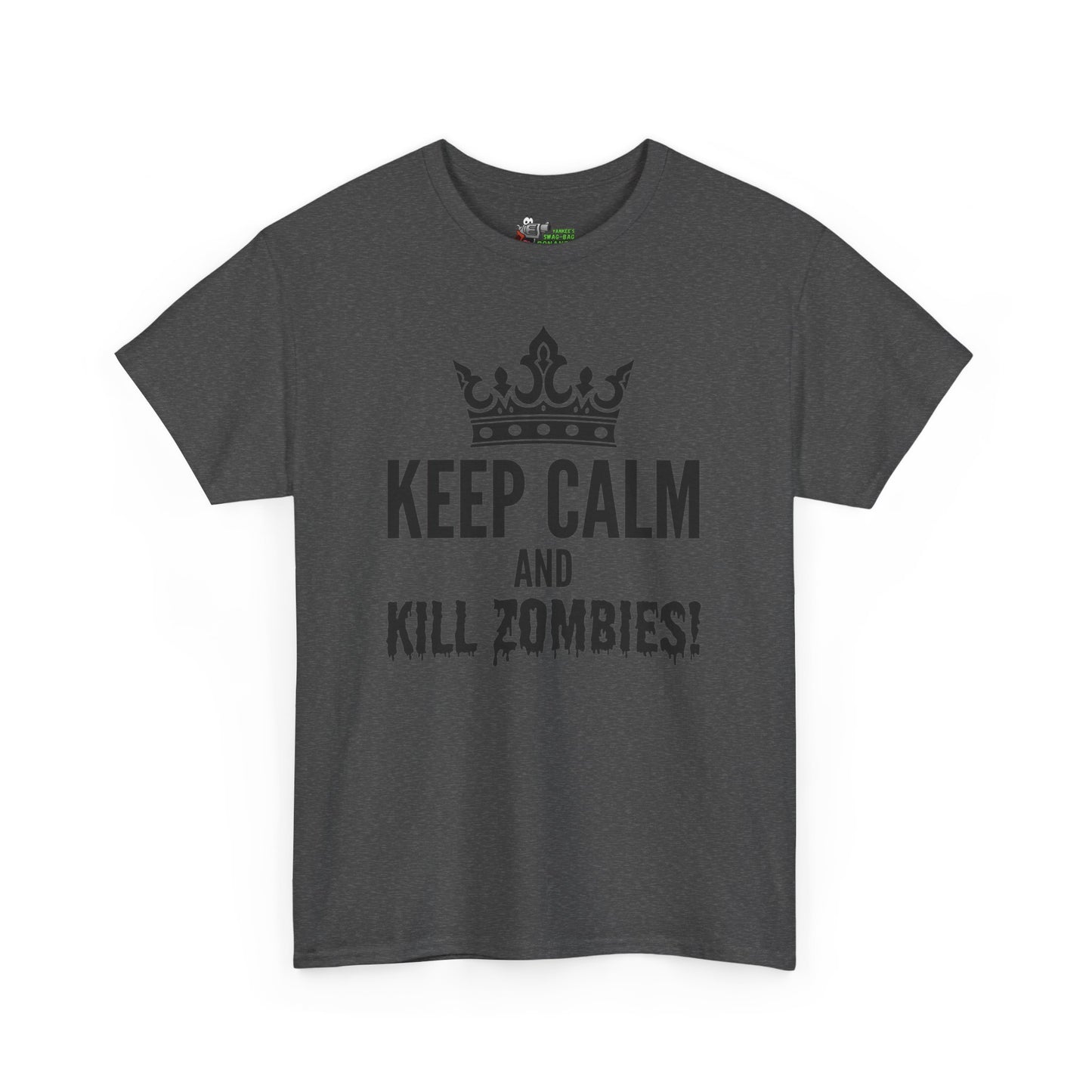 Keep Calm & Kill Zombies! Unisex Heavy Cotton Tee