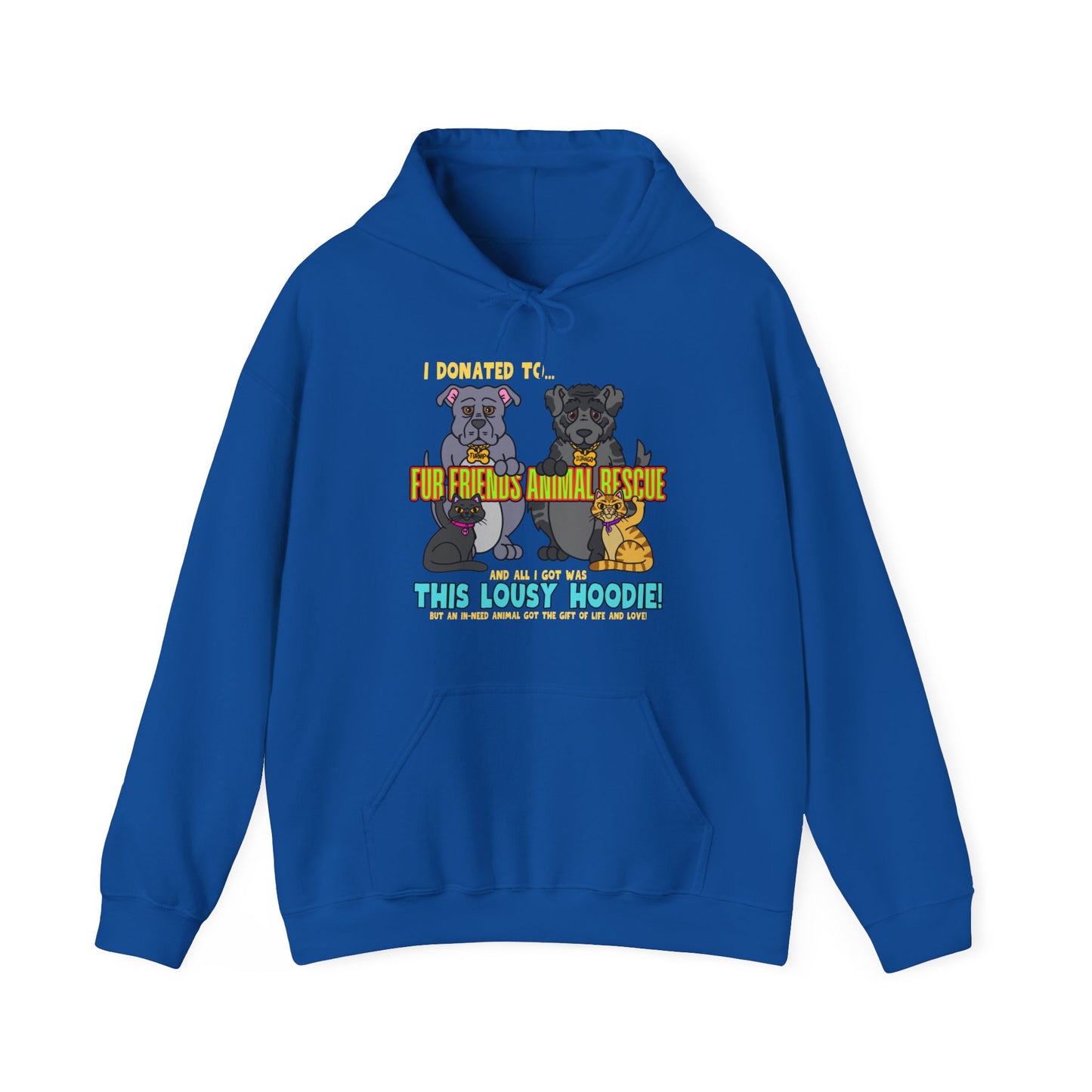 Fur Friends Donation (+1 GCG Entry) Unisex Heavy Blend™ Hooded Sweatshirt