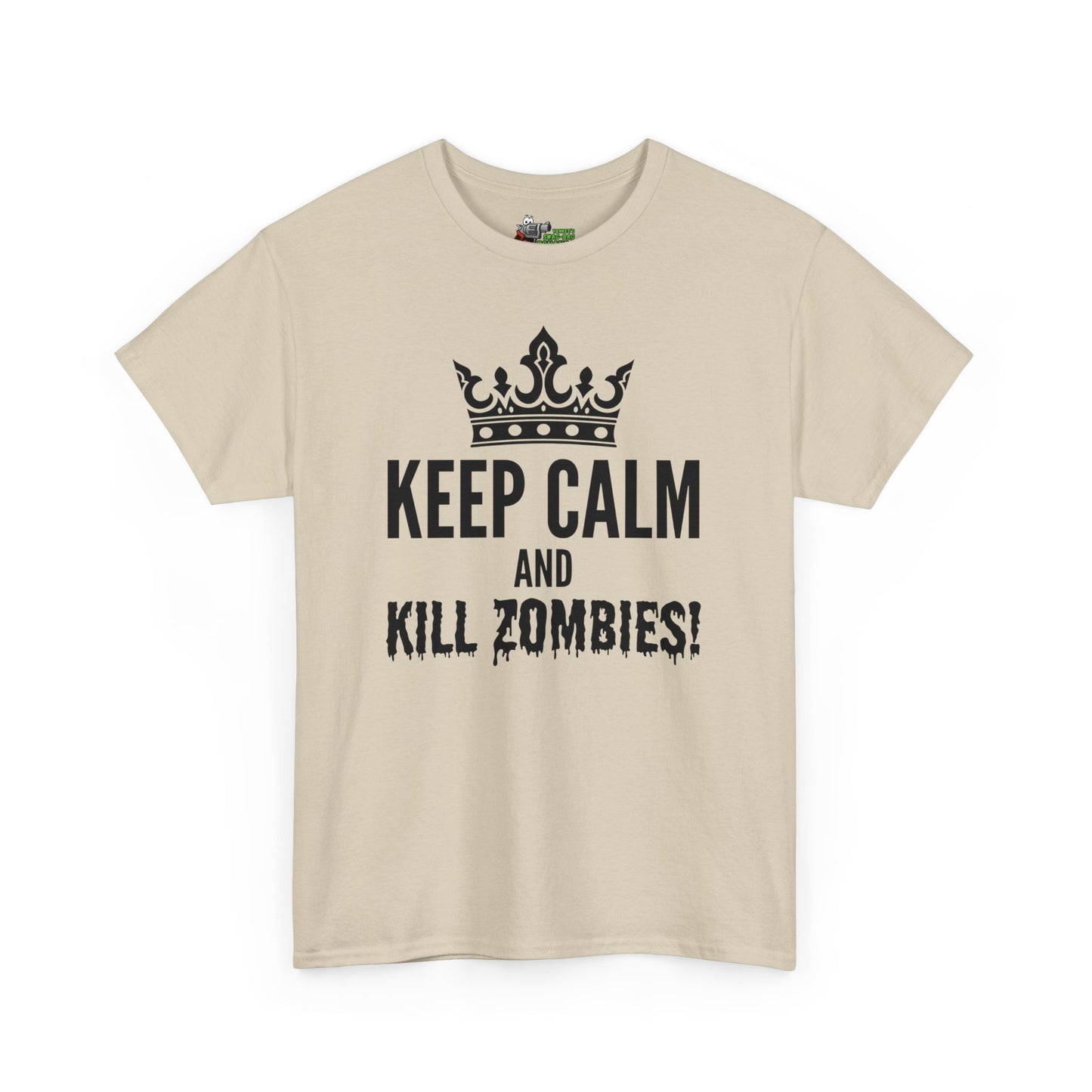 Keep Calm & Kill Zombies! Unisex Heavy Cotton Tee
