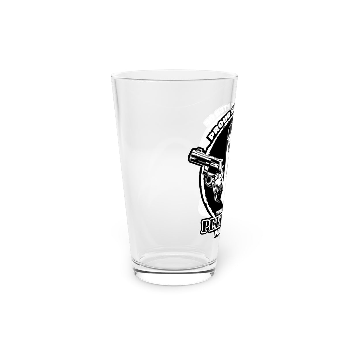 Pets & Vets Supporter! Pint Glass, 16oz