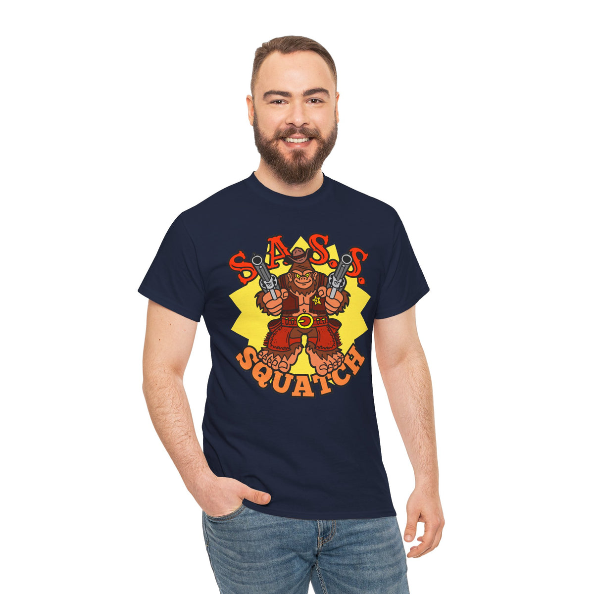SASS-Squatch Unisex Heavy Cotton Tee