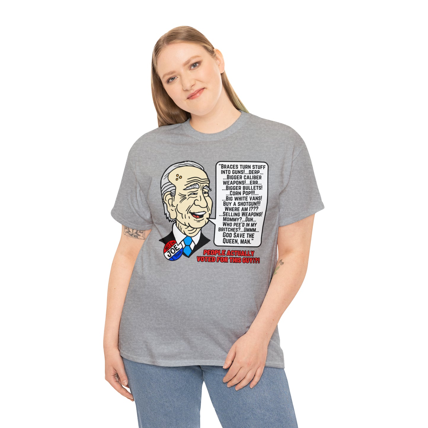 Biden Talk Unisex Heavy Cotton Tee