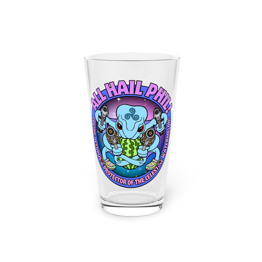 Cosmic Octopus Pint Glass, 16oz