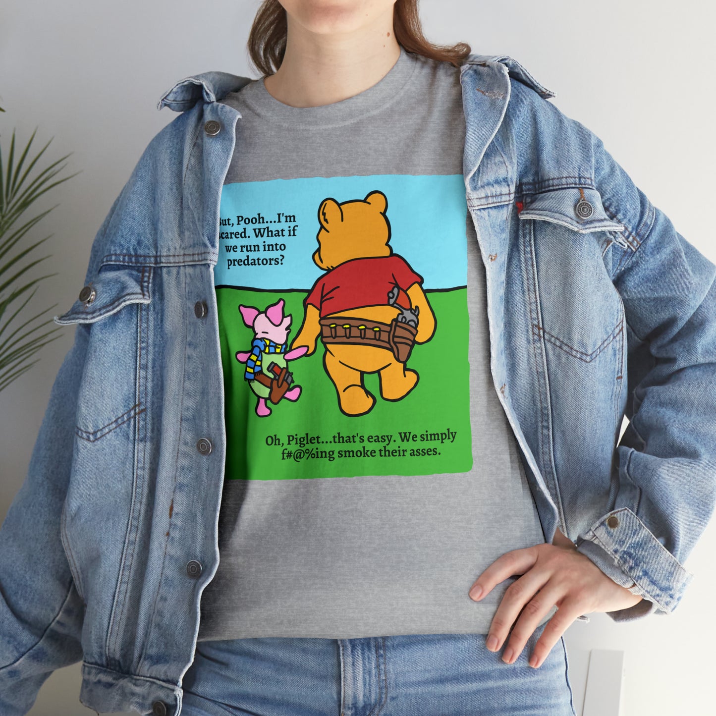 Pew & Piglet Unisex Heavy Cotton Tee