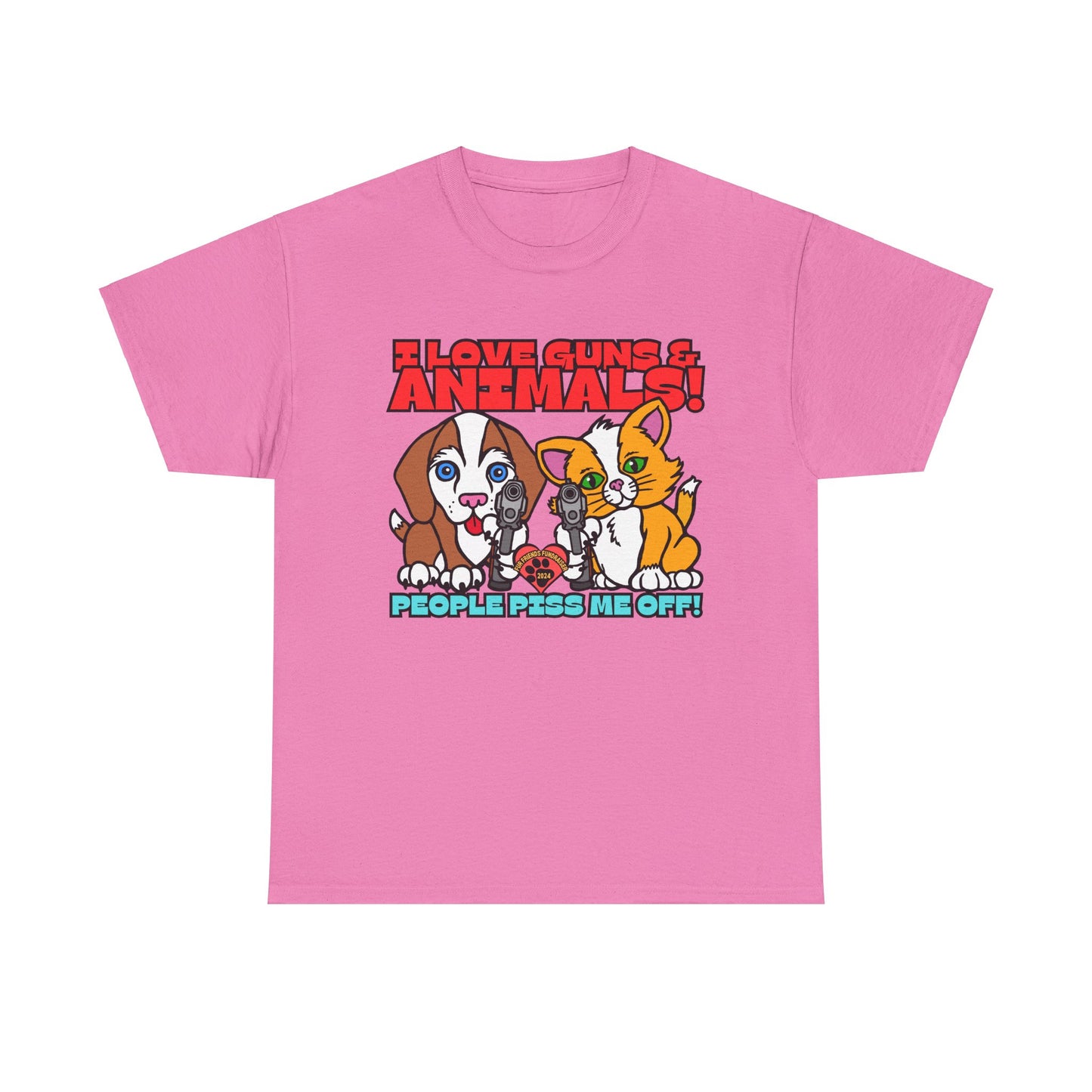 People Piss Me Off! (FFF)Unisex Heavy Cotton Tee