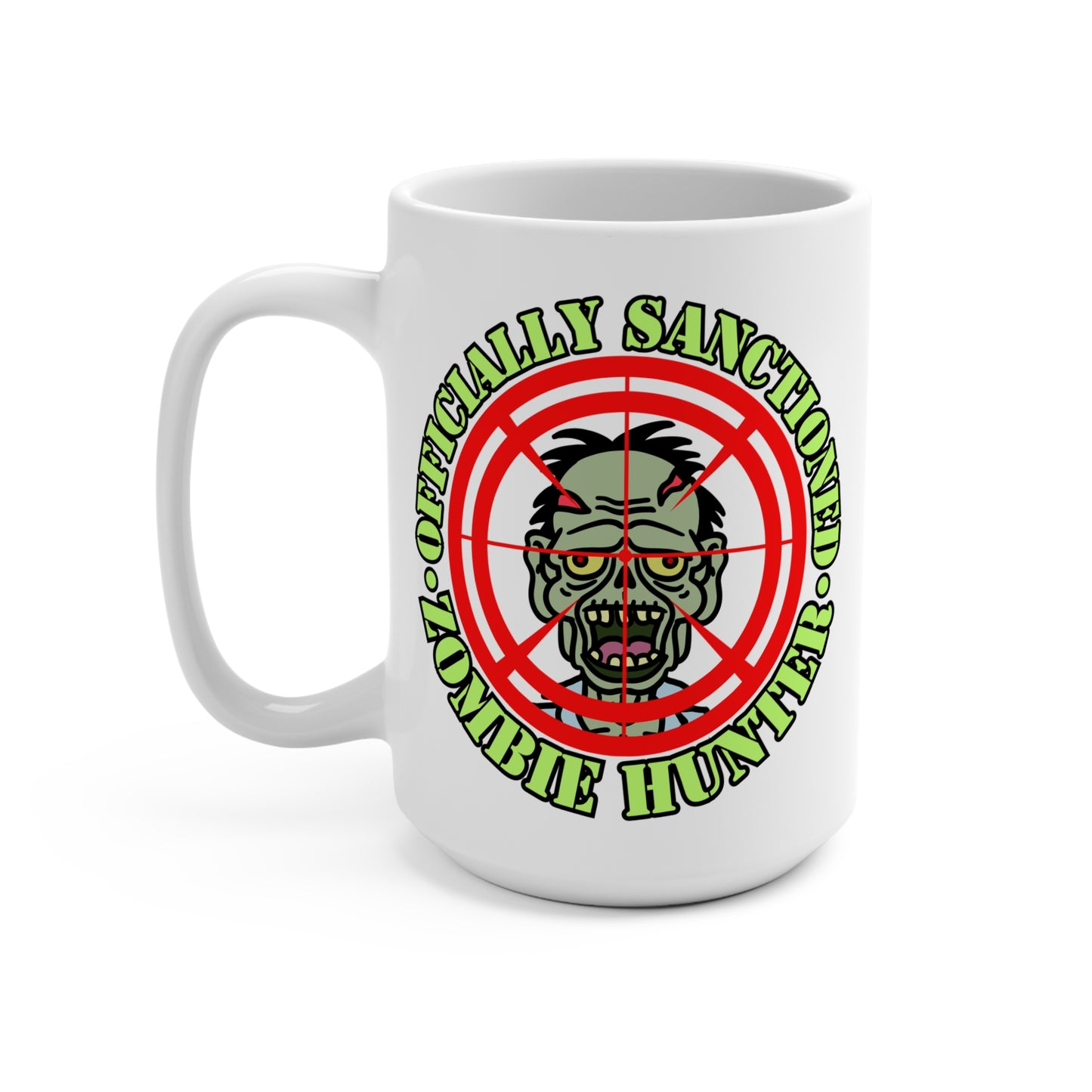 Zombie Hunter Mug 15oz