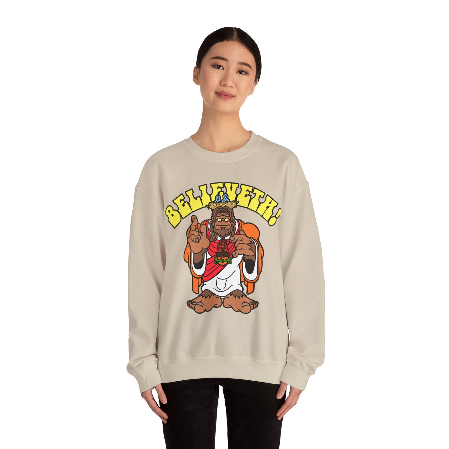 Believeth! Unisex Heavy Blend™ Crewneck Sweatshirt