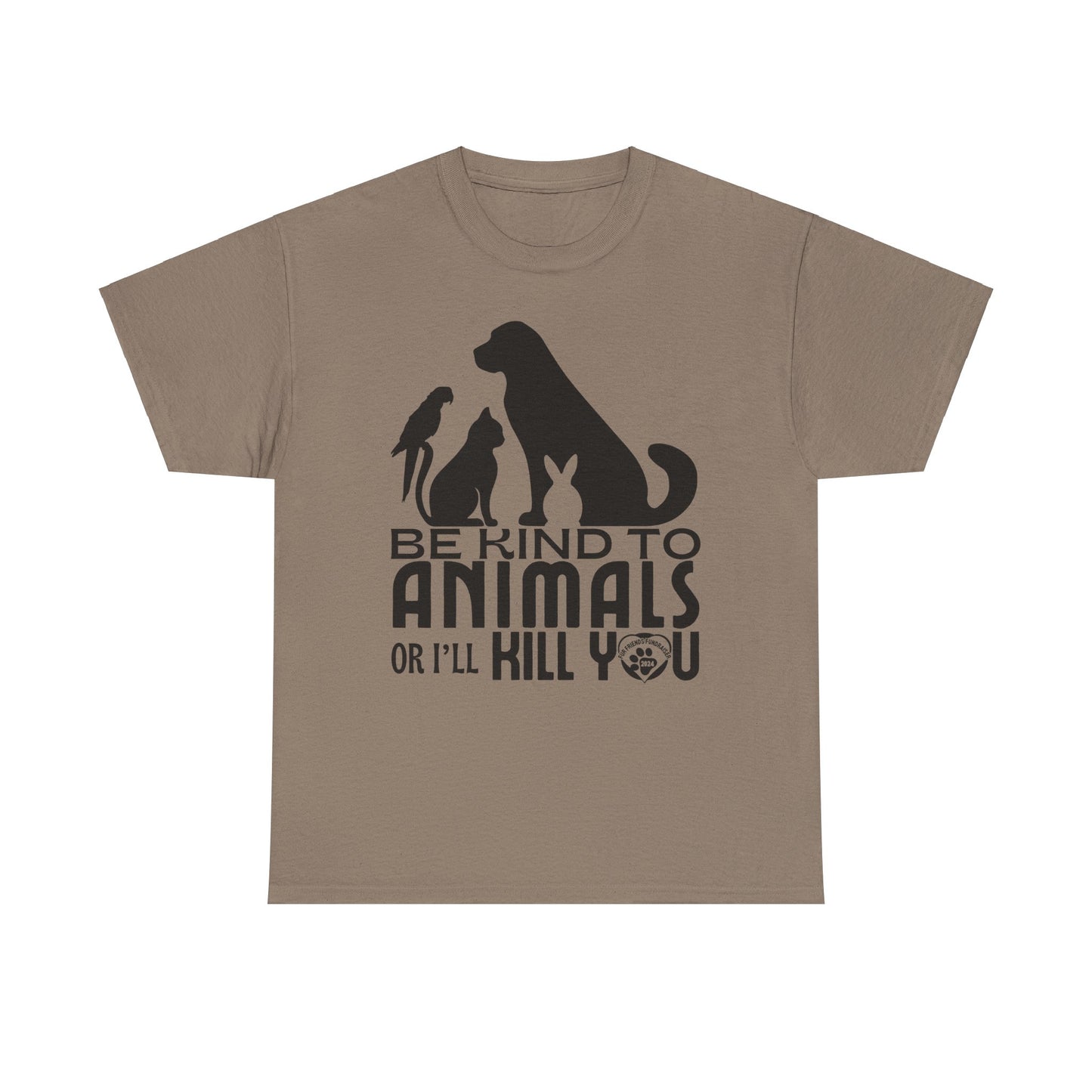 Be Kind (Save a Pet!) Unisex Heavy Cotton Tee