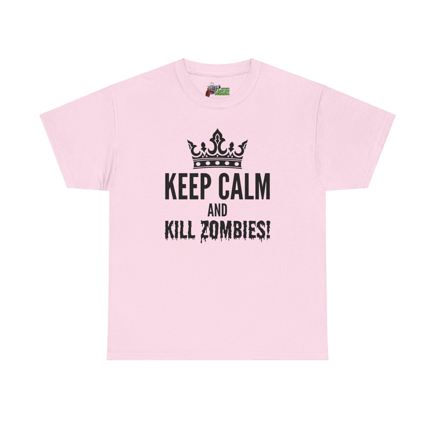 Keep Calm & Kill Zombies! Unisex Heavy Cotton Tee
